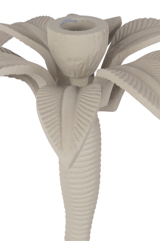 Bougeoir Trop-Étoil - 28 cm - Gris clair