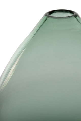 3 vases Cyrius - 13 cm - Gris et vert clair