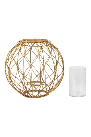 Lanterne en rotin Aria - 30 cm - Naturel