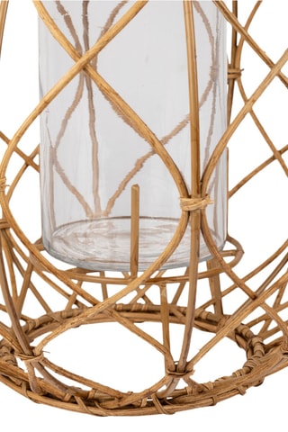 Lanterne en rotin Aria - 30 cm - Naturel
