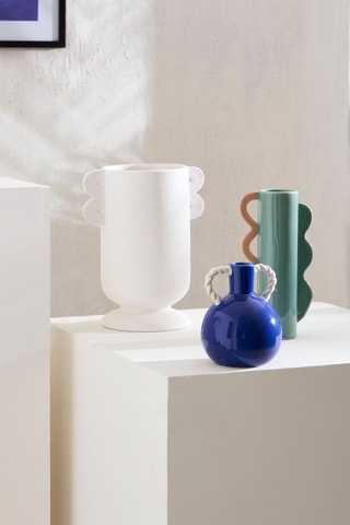 Vase Funny - 24 cm - Blanc