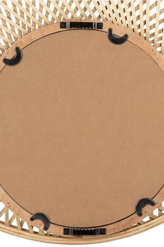 Miroir en bambou Boise - 60 cm - Naturel