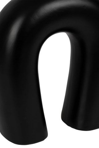 Lampe à poser en céramique Lignes - Noir et écru - 40 W