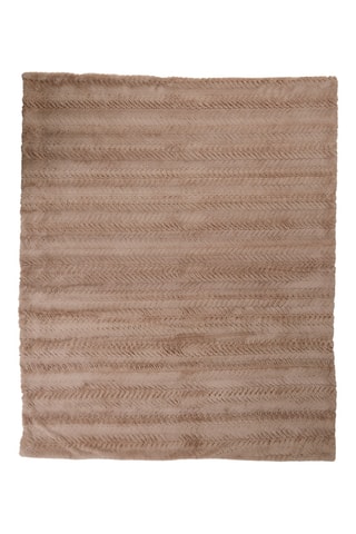 Plaid Solène - Beige - 170 x 130 cm