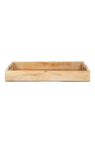 2 plateaux en manguier Earth - 43 x 30 x 5 et 35 x 25 x 4 cm