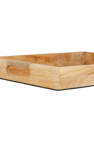 2 plateaux en manguier Earth - 43 x 30 x 5 et 35 x 25 x 4 cm