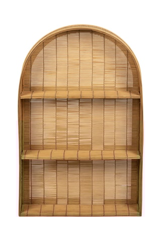 Etagère murale en bambou Plaka - 50 x 80 x 12 cm
