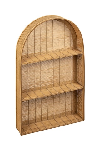 Etagère murale en bambou Plaka - 50 x 80 x 12 cm