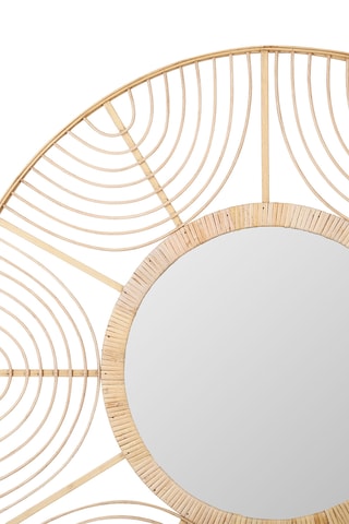 Miroir en bambou Element - 80 cm - Naturel