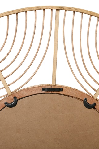 Miroir en bambou Element - 80 cm - Naturel