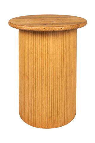 Table appoint en bambou et sapin Saori - 40 x 50 cm