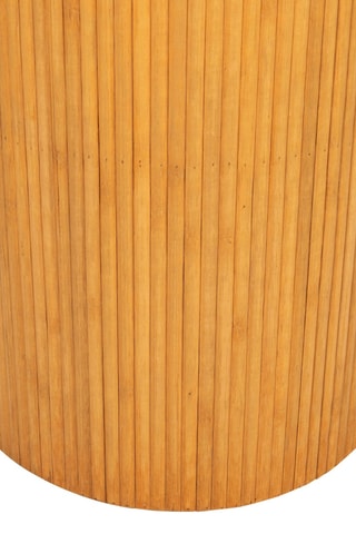 Table appoint en bambou et sapin Saori - 40 x 50 cm