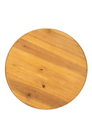Table appoint en bambou et sapin Saori - 40 x 50 cm