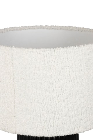 Lampe en céramique Minimal - Noir et écru - 40 W