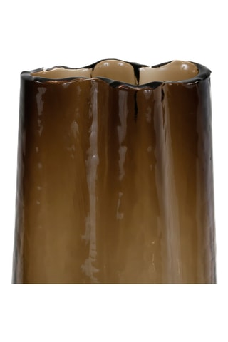 Vase Bronze - 33 cm - Gris foncé