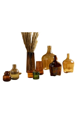 Vase Bronze - 33 cm - Gris foncé