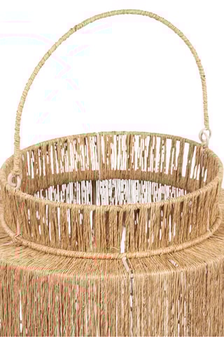 2 lanternes - 48 et 35 cm - Naturel