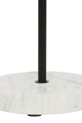 Lampe en marbre Coubra - Noir et blanc - 40 W