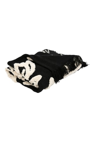 Plaid  Solor - Noir et blanc - 170 x 130 cm