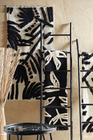 Plaid  Solor - Noir et blanc - 170 x 130 cm