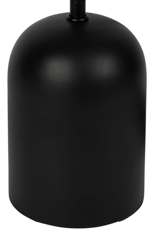 Lampe de table en lin et marbre Organic - Noir