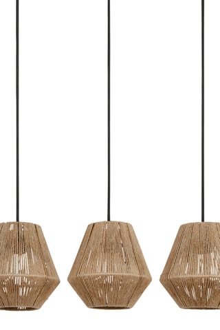 Suspension Korda - Beige et noir - 3 x 40 W
