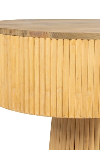 Banc en bambou et sapin Saori - 109 x 43 x 34 cm