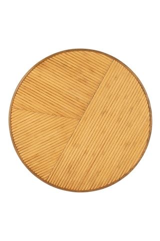 Table basse en bambou et sapin Saori - 55 x 35 cm