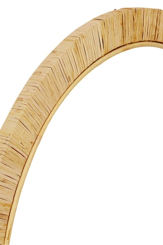 Miroir en rotin - 60 cm - Naturel