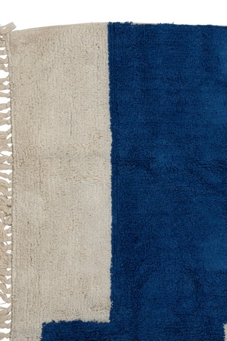 Tapis tufté Pop’s - Indigo et écru