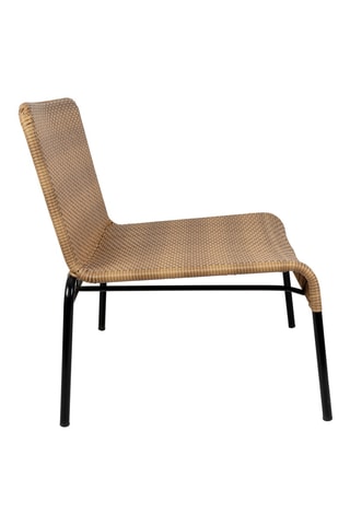 Fauteuil Malaya - Beige et noir