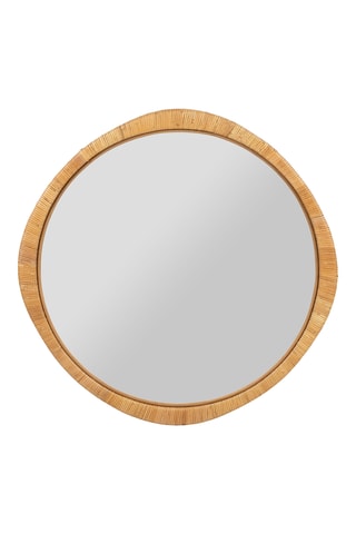 Miroir en rotin - 87 cm - Naturel