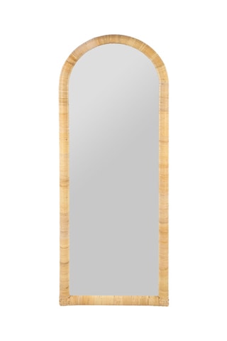 Miroir en rotin Ilena - Beige