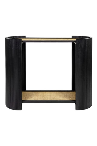 Console en rotin et bambou Saori - 94 x 35 x 75 cm