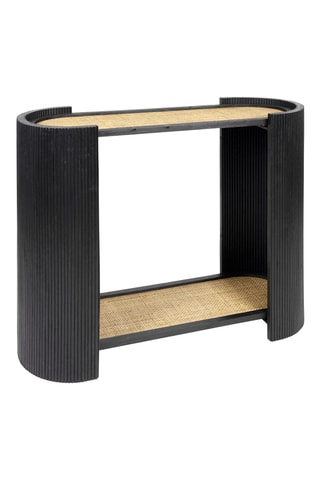 Console en rotin et bambou Saori - 94 x 35 x 75 cm