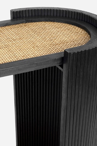 Console en rotin et bambou Saori - 94 x 35 x 75 cm