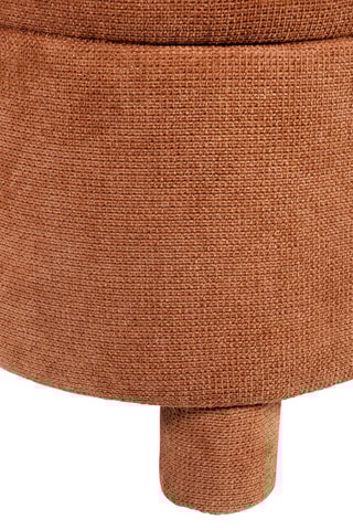 Banc-coffre Tessia - Marron clair - En polyester