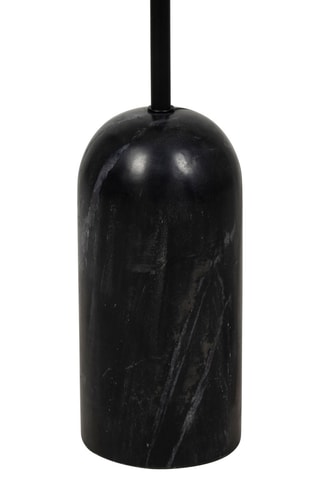 Lampadaire Organic - Noir et blanc - 25 W