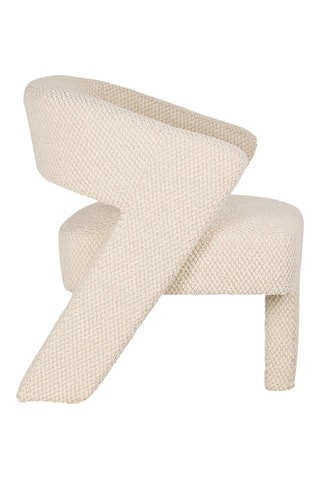 Fauteuil Klosen - Ivoire - En polyester