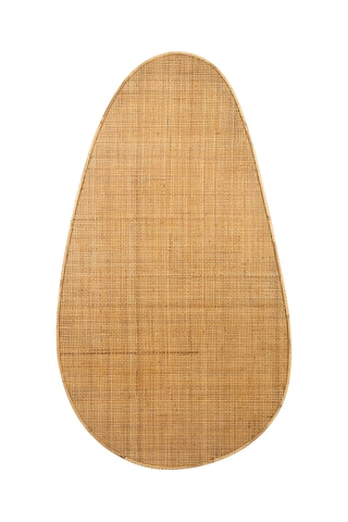Table basse en rotin, bambou et sapin Tamba - 119 x 66 x 33 cm