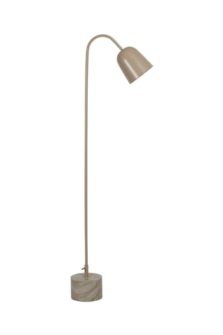 Lampadaire en marbre Courba - Beige - 40 W