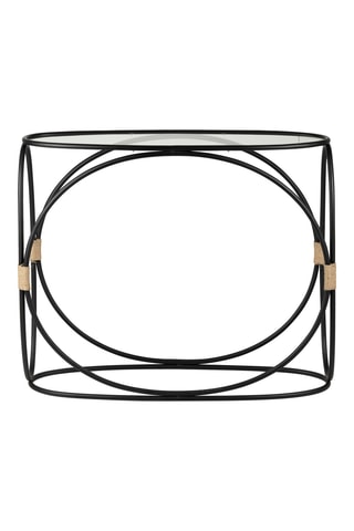 Console en verre Korda - 90 x 76 x 31 cm