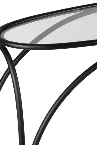 Console en verre Korda - 90 x 76 x 31 cm