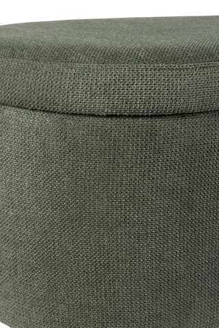 Banc-coffre Tessia - Vert olive - En polyester