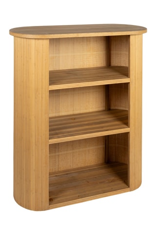 Meuble bar en bambou et sapin Saori - 100 x 40 x 113 cm