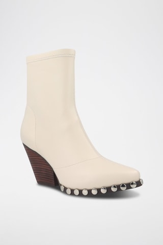 Enkellaarzen  
Beige