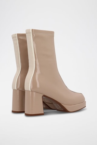 Enkellaarzen   Beige