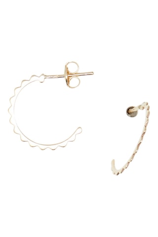 Meias argolas Créolettes Ouro amarelo