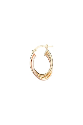 Argolas Opéra Ouro amarelo, ouro branco e ouro rosa