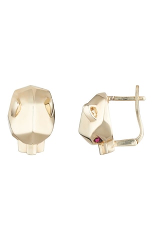 Brincos Gold animal Ouro Amarelo